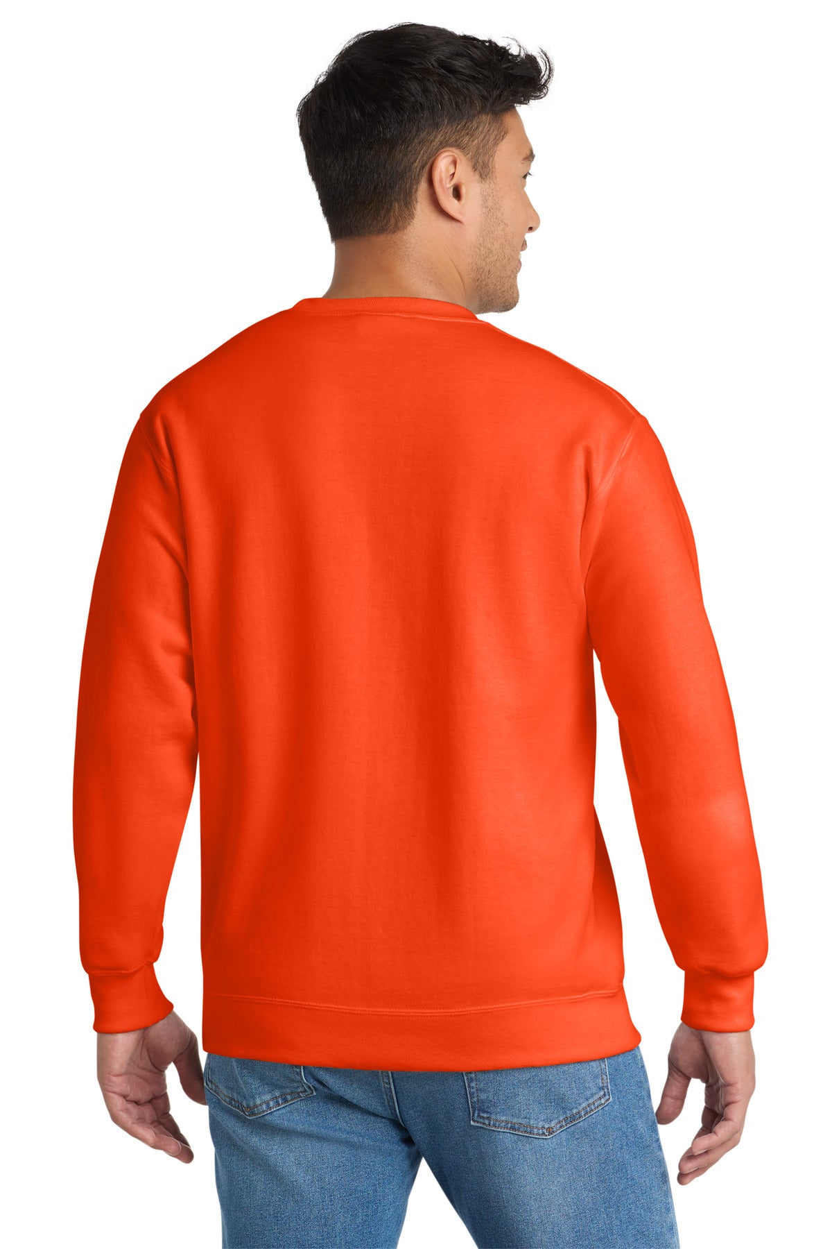 Custom Embroidered Port & Co Clothing in Safety Orange