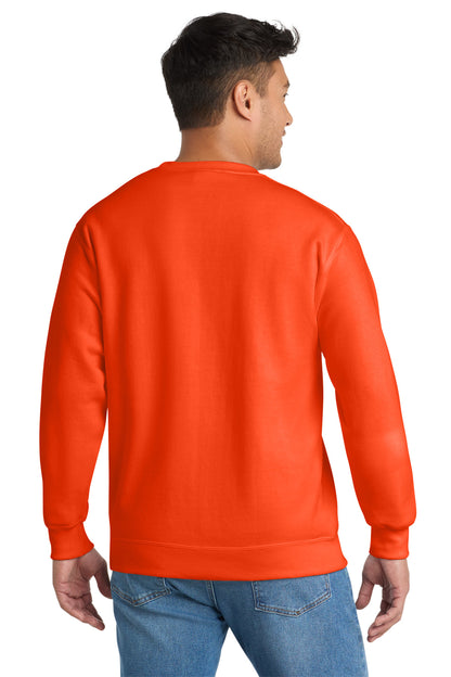 Custom Embroidered Port & Co Clothing in Safety Orange