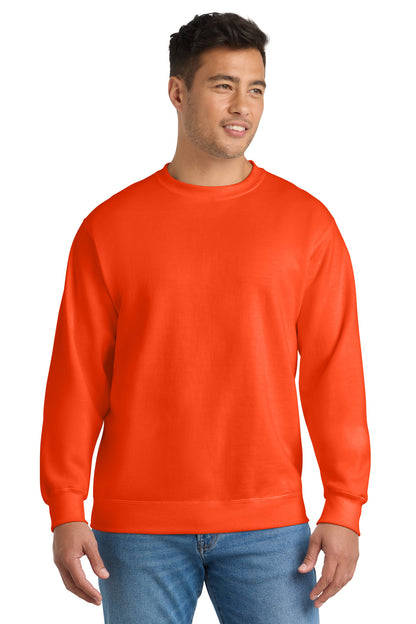 Custom Embroidered Port & Co Clothing in Safety Orange