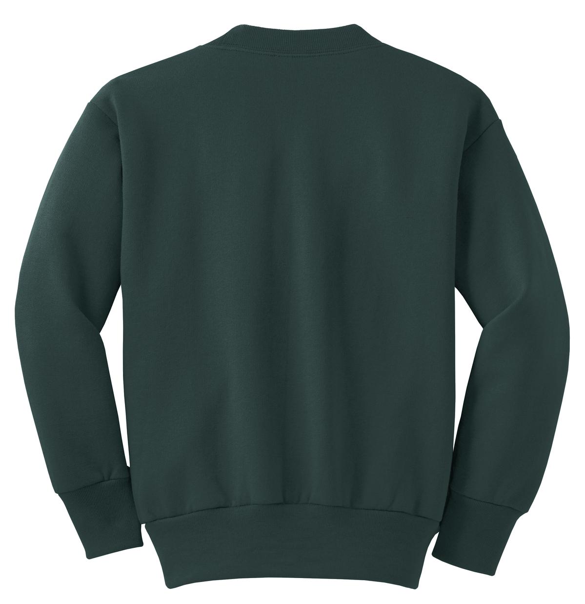 Port & Company Youth Core Fleece Crewneck Sweatshirt.  PC90Y