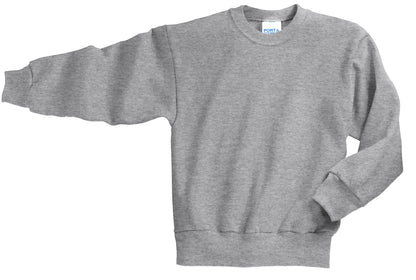 Port & Company Youth Core Fleece Crewneck Sweatshirt.  PC90Y