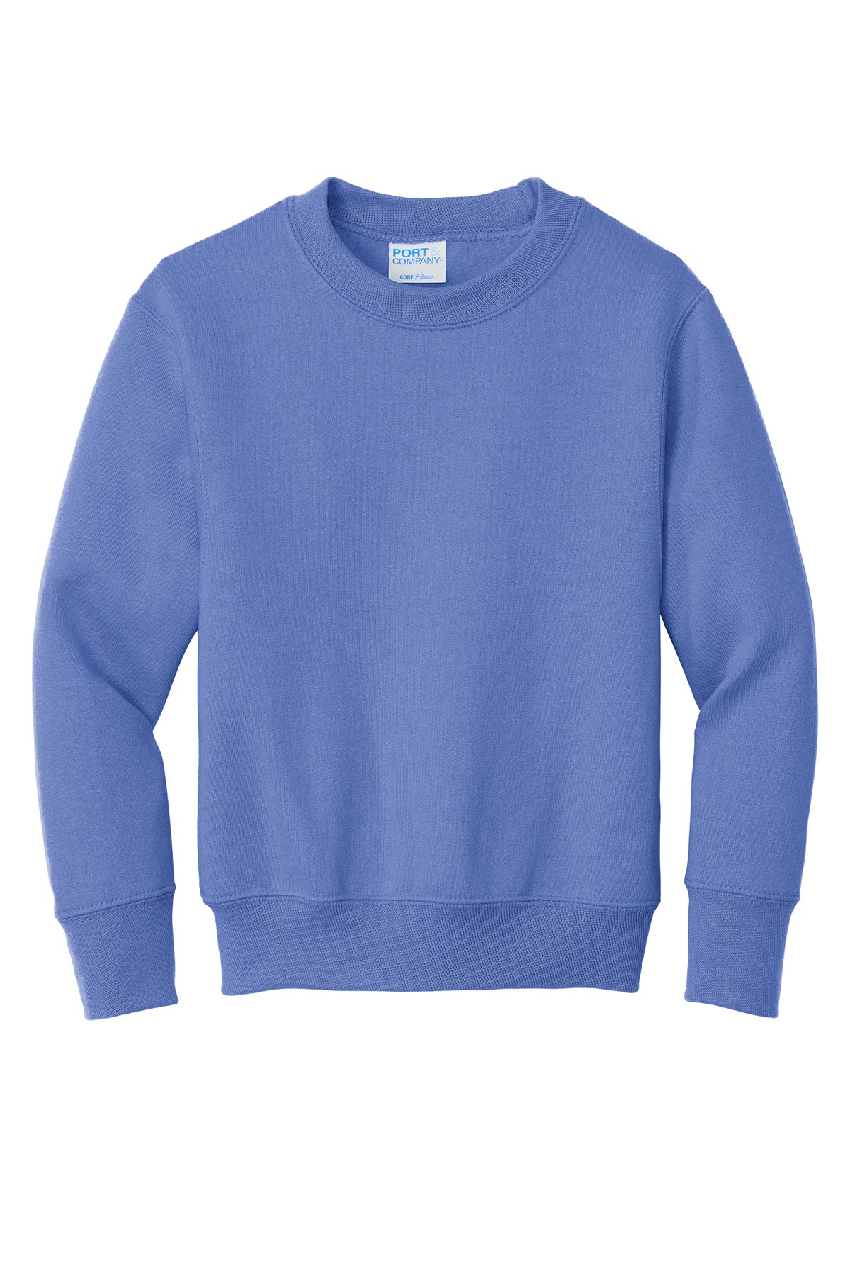 Port & Company Youth Core Fleece Crewneck Sweatshirt.  PC90Y