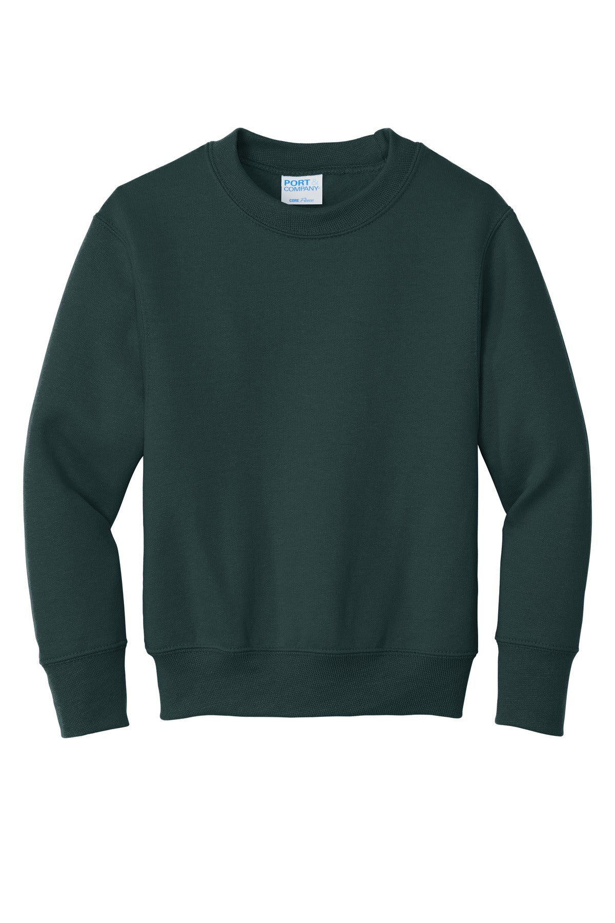 Port & Company Youth Core Fleece Crewneck Sweatshirt.  PC90Y