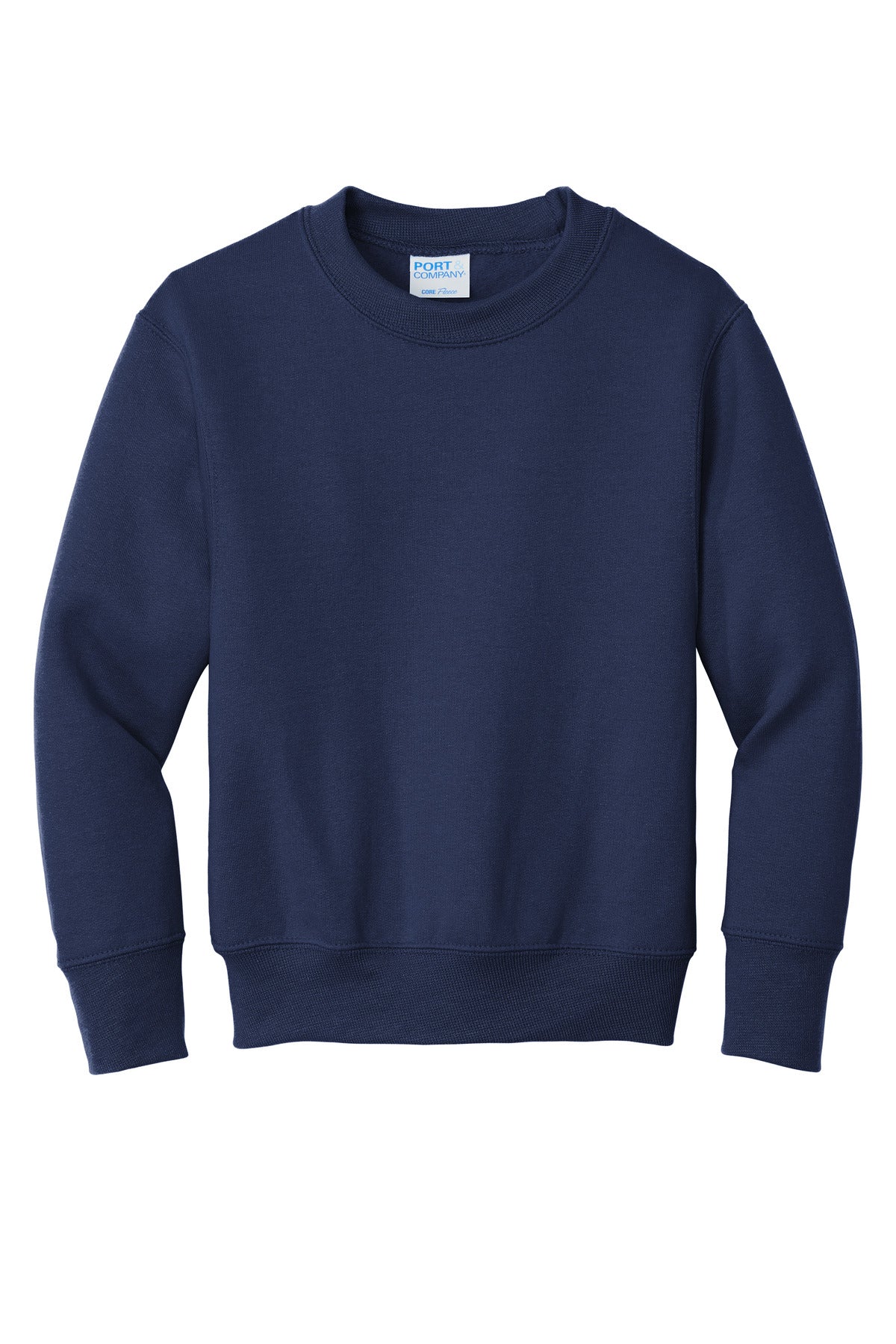 Port & Company Youth Core Fleece Crewneck Sweatshirt.  PC90Y