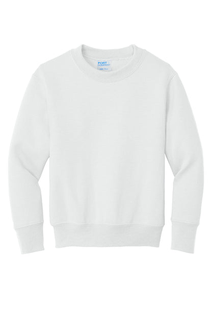 Port & Company Youth Core Fleece Crewneck Sweatshirt.  PC90Y