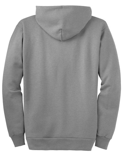Port & Company Tall Essential Fleece Full-Zip Hooded Sweatshirt. PC90ZHT