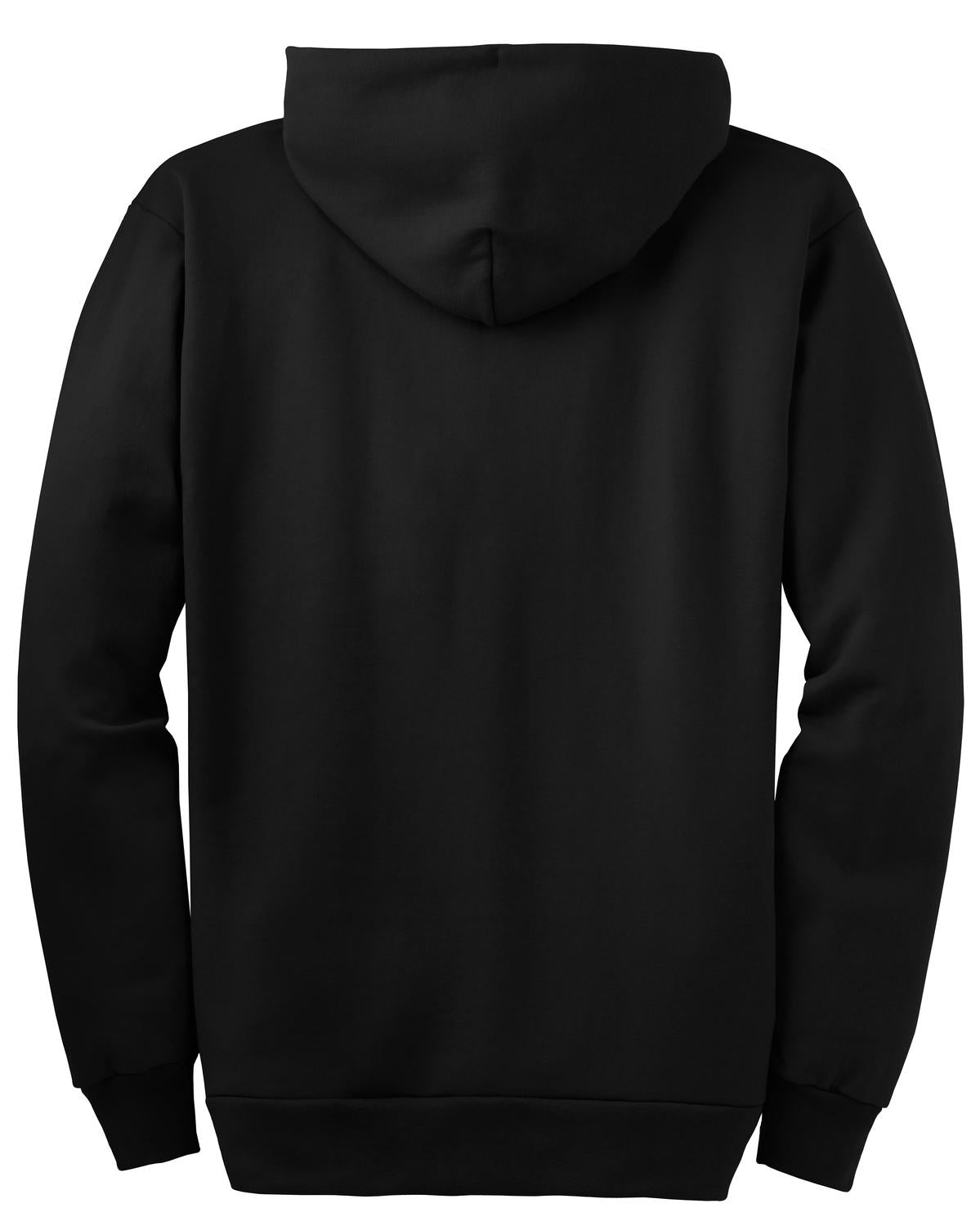 Port & Company Tall Essential Fleece Full-Zip Hooded Sweatshirt. PC90ZHT
