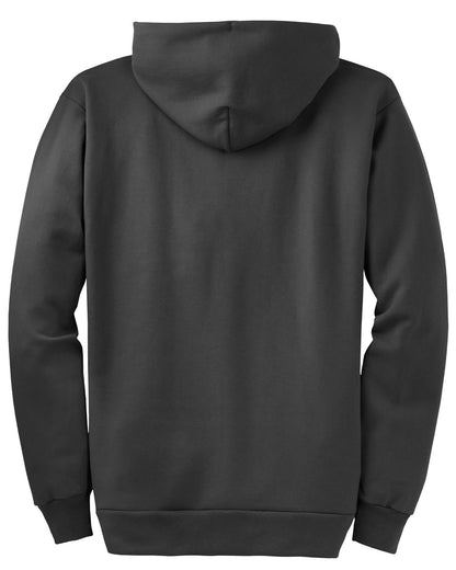 Port & Company Tall Essential Fleece Full-Zip Hooded Sweatshirt. PC90ZHT