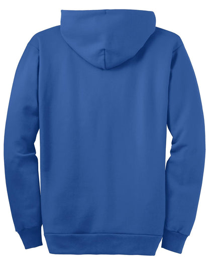 Port & Company Tall Essential Fleece Full-Zip Hooded Sweatshirt. PC90ZHT