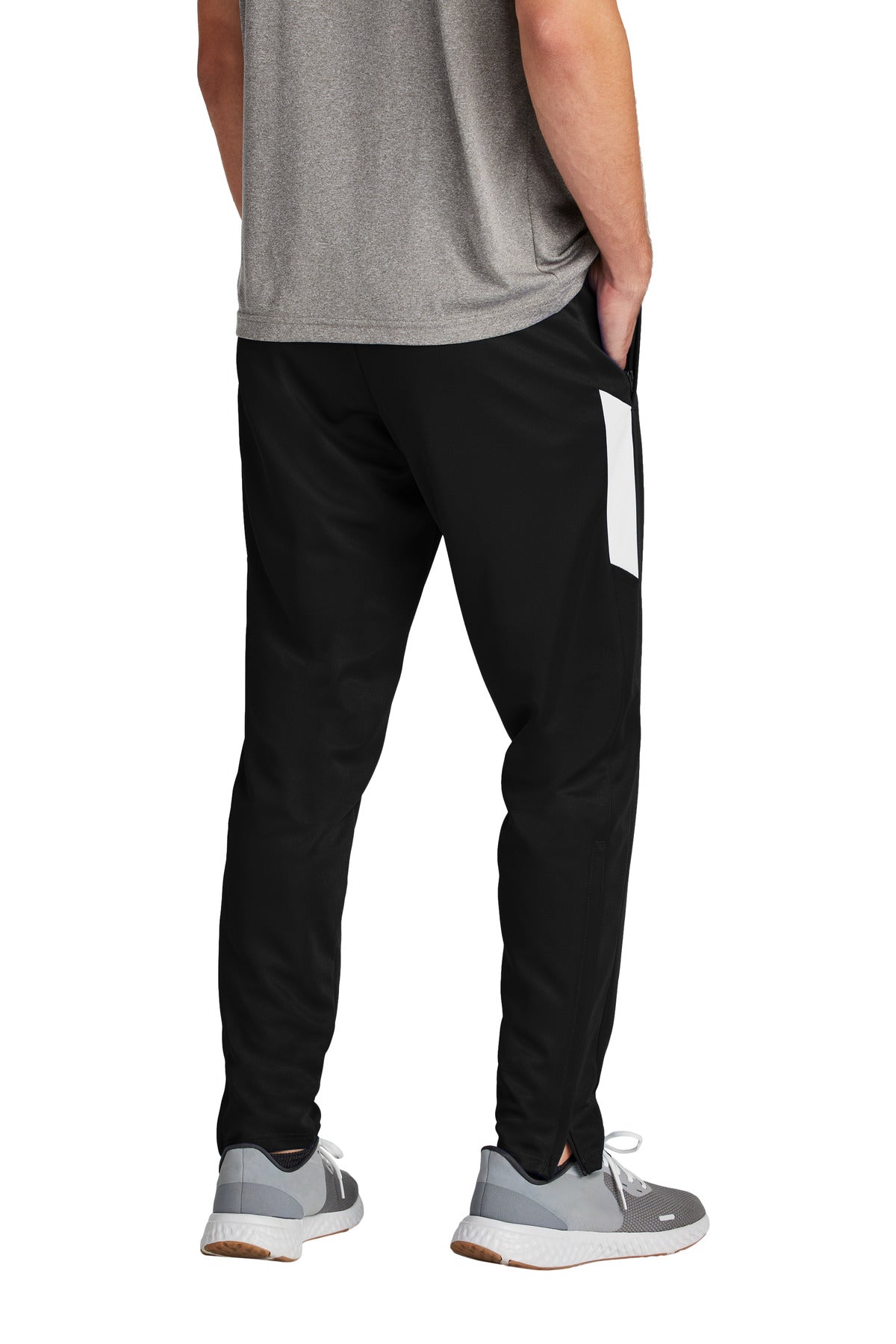 Custom Embroidered Sport-Tek Travel Pant PST800,Black/ White