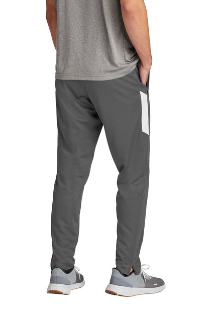 Custom Embroidered Sport-Tek Travel Pant PST800,Iron Grey/ White