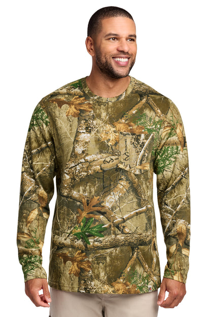 Custom Embroidered Russell Outdoors T-Shirts  in Realtree Edge