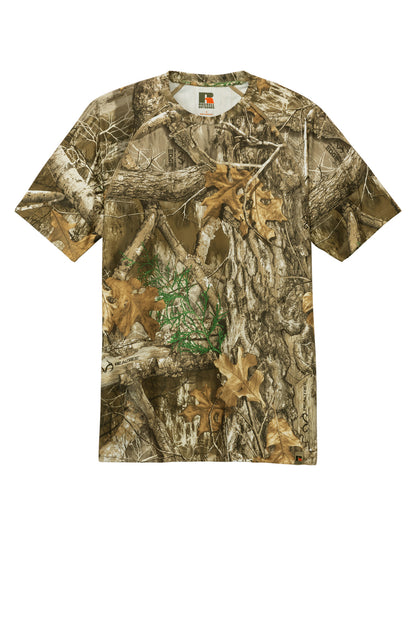 Custom Embroidered Russell Outdoors T-Shirts  in Realtree Edge