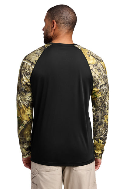 Custom Embroidered Russell Outdoors T-Shirts  in Black/ Realtree Edge