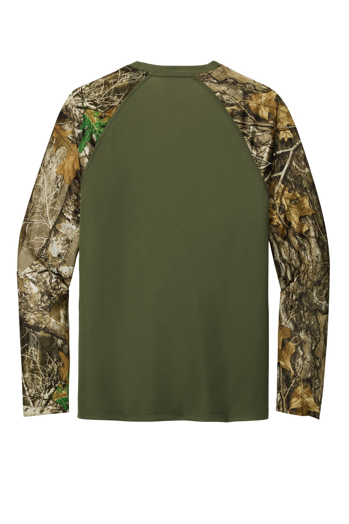 Custom Embroidered Russell Outdoors T-Shirts  in Olive Drab Green/ Realtree Edge