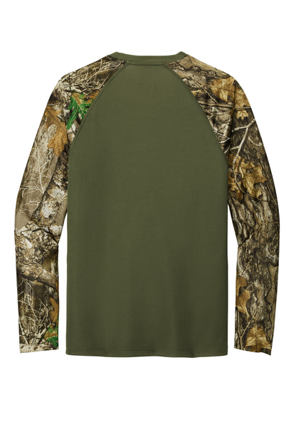 Custom Embroidered Russell Outdoors T-Shirts  in Olive Drab Green/ Realtree Edge