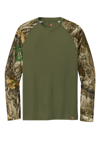 Custom Embroidered Russell Outdoors T-Shirts  in Olive Drab Green/ Realtree Edge