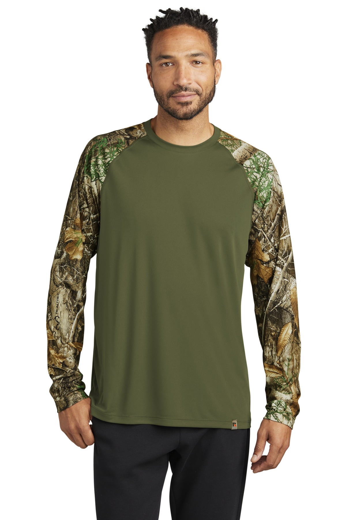 Russell Outdoors Realtree Colorblock Performance Long Sleeve Tee RU151LS