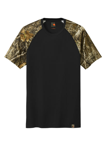 Custom Embroidered Russell Outdoors T-Shirts  in Black/ Realtree Edge