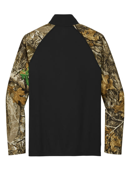 Custom Embroidered Russell Outdoors Sweatshirts/Fleece in Black/ Realtree Edge