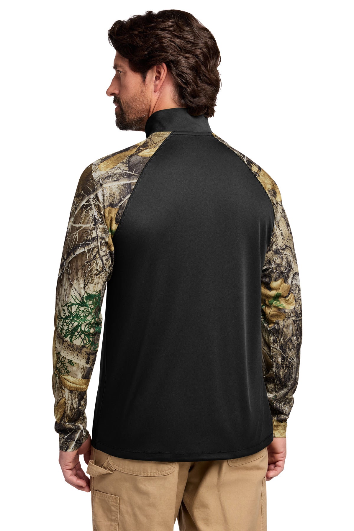 Custom Embroidered Russell Outdoors Sweatshirts/Fleece in Black/ Realtree Edge