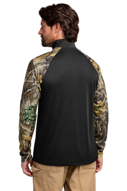 Custom Embroidered Russell Outdoors Sweatshirts/Fleece in Black/ Realtree Edge