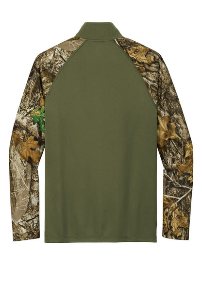 Custom Embroidered Russell Outdoors Sweatshirts/Fleece in Olive Drab Green/ Realtree Edge