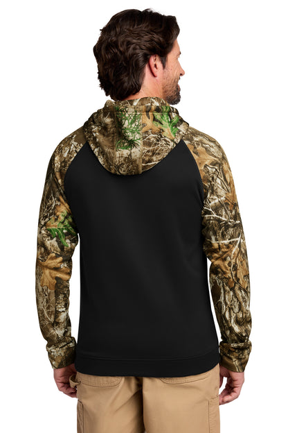 Custom Embroidered Russell Outdoors Sweatshirts/Fleece in Black/ Realtree Edge