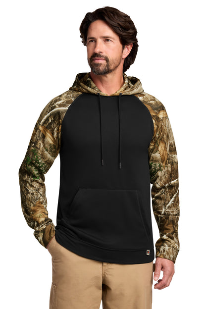Custom Embroidered Russell Outdoors Sweatshirts/Fleece in Black/ Realtree Edge