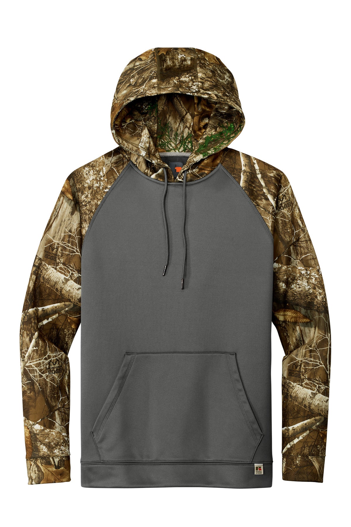 Custom Embroidered Russell Outdoors Sweatshirts/Fleece in Magnet/ Realtree Edge