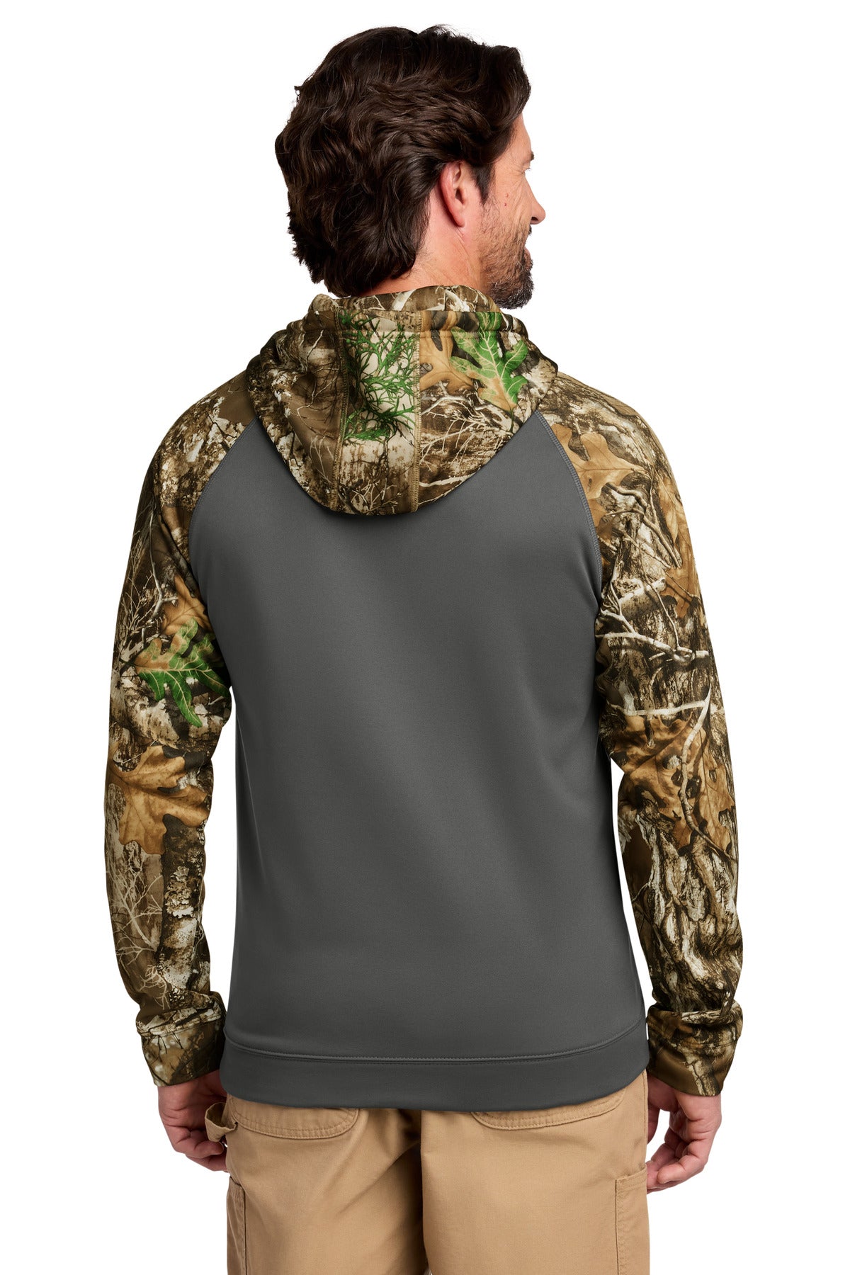 Custom Embroidered Russell Outdoors Sweatshirts/Fleece in Magnet/ Realtree Edge