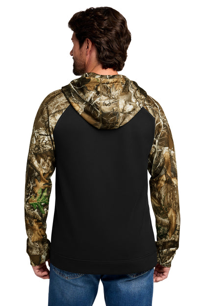 Custom Embroidered Russell Outdoors Sweatshirts/Fleece in Black/ Realtree Edge