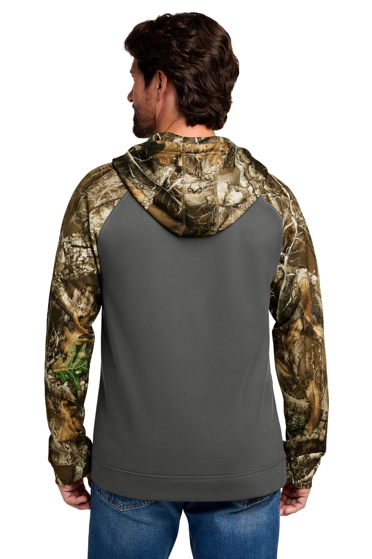 Custom Embroidered Russell Outdoors Sweatshirts/Fleece in Magnet/ Realtree Edge