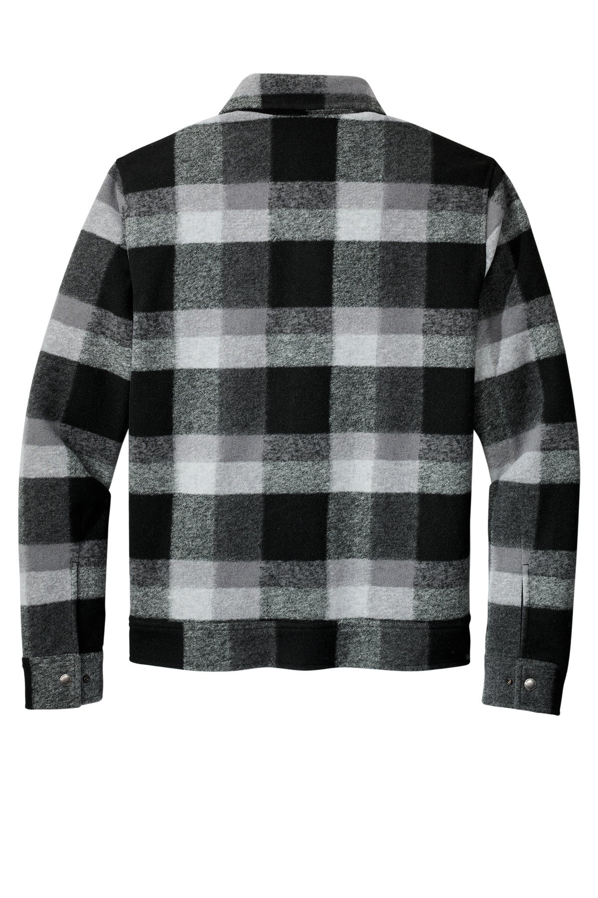 Custom Embroidered Russell Outdoors Outerwear in Deep Black Plaid