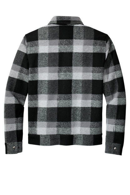 Custom Embroidered Russell Outdoors Outerwear in Deep Black Plaid