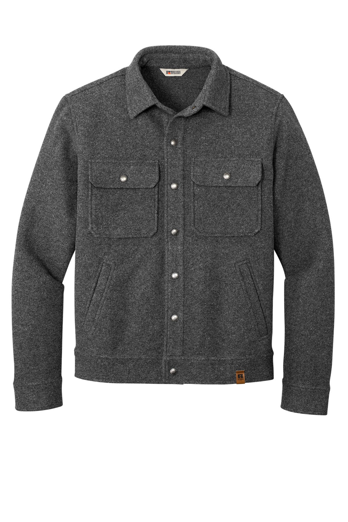 Custom Embroidered Russell Outdoors Outerwear in Graphite Heather