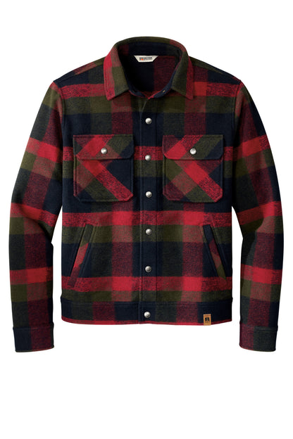 Custom Embroidered Russell Outdoors Outerwear in Red Plaid