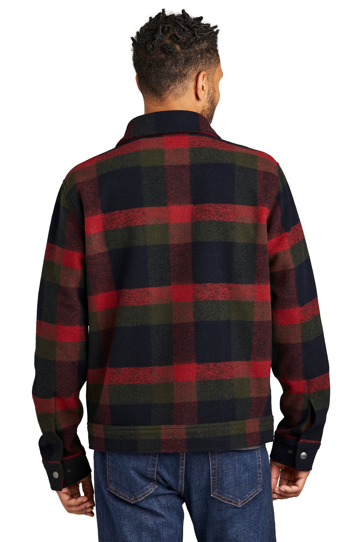 Custom Embroidered Russell Outdoors Basin Jacket RU550,Red Plaid