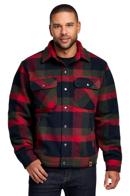 Custom Embroidered Russell Outdoors Outerwear in Red Plaid