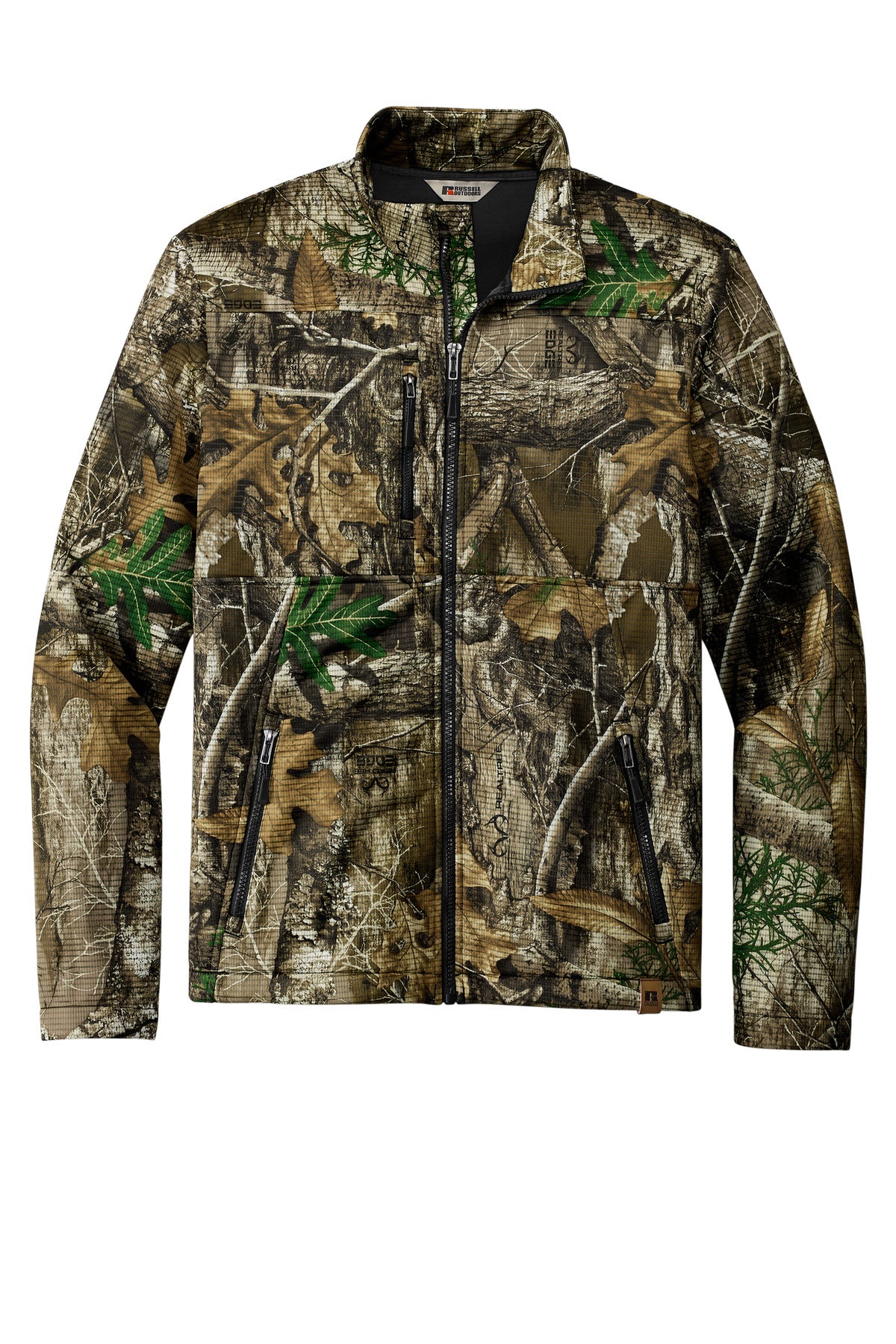Custom Embroidered Russell Outdoors Outerwear in Realtree Edge