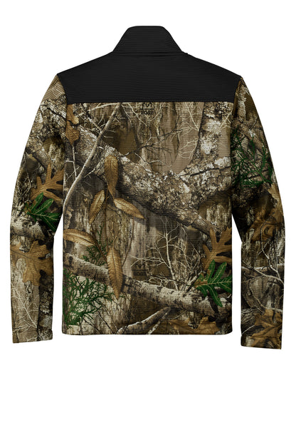 Custom Embroidered Russell Outdoors Outerwear in Deep Black/ Realtree Edge