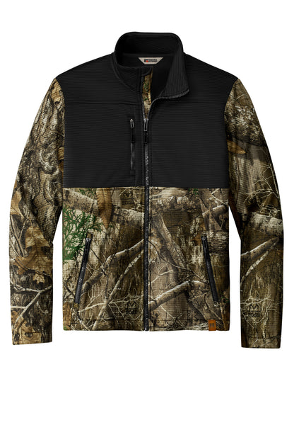 Custom Embroidered Russell Outdoors Outerwear in Deep Black/ Realtree Edge