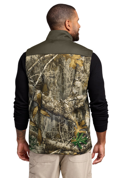 Custom Embroidered Russell Outdoors Outerwear in Cargo Brown/ Realtree Edge