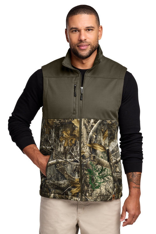 Custom Embroidered Russell Outdoors Outerwear in Cargo Brown/ Realtree Edge