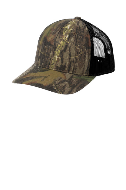 Custom Embroidered Russell Outdoors Caps in Mossy Oak New Break Up/ Deep Black