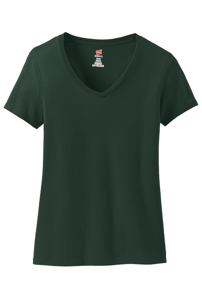 Hanes Women's Perfect-T Cotton V-Neck T-Shirt. S04V