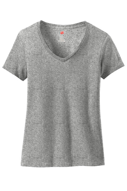 Hanes Women's Perfect-T Cotton V-Neck T-Shirt. S04V