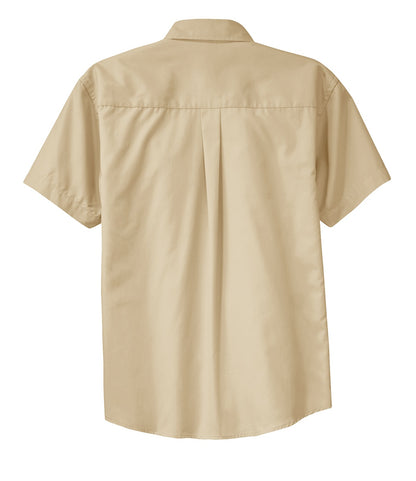 Port Authority Short Sleeve Easy Care Shirt.  S508 Stone