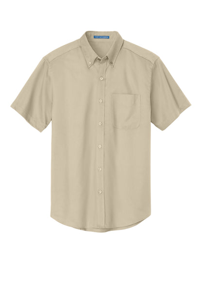 Port Authority Short Sleeve Easy Care Shirt.  S508 Stone
