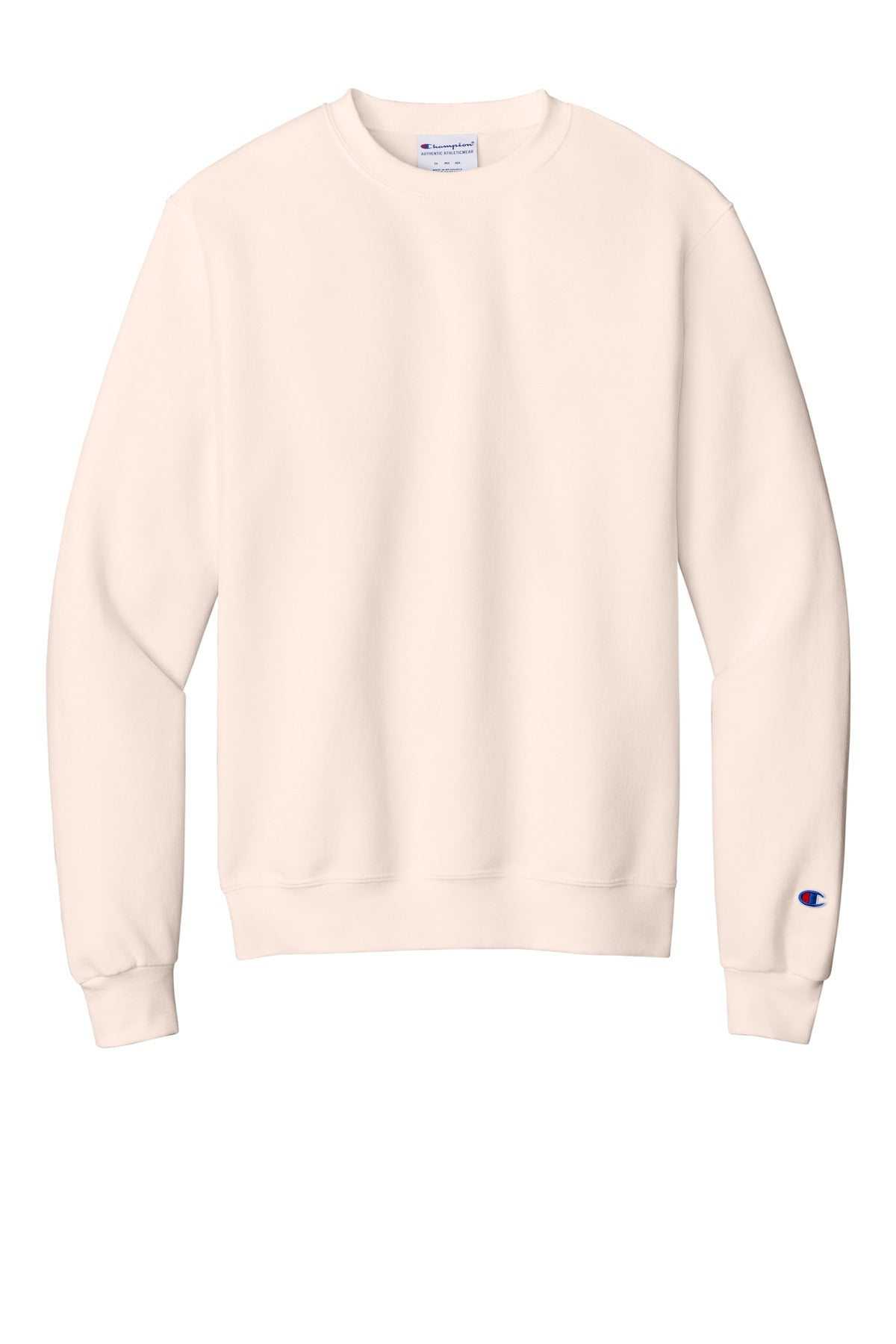 Custom Embroidered Champion Sweatshirts/Fleece in Body Blush